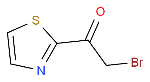 2-(Bromoacetyl)-1,3-thiazole 97+%_分子结构_CAS_3292-77-1)