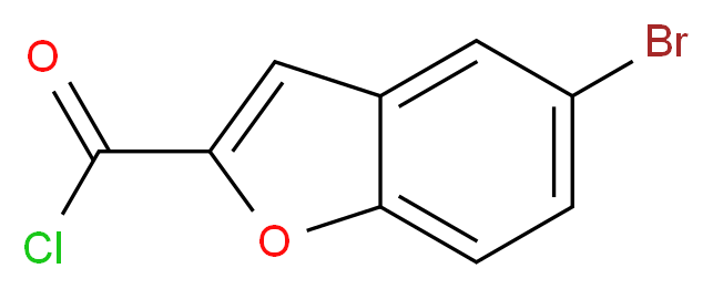 5-Bromo-1-benzofuran-2-carbonyl chloride_分子结构_CAS_)