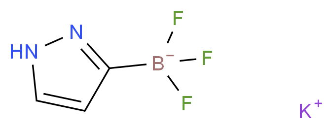 potassium trifluoro(1H-pyrazol-5-yl)boranuide_分子结构_CAS_1013640-87-3