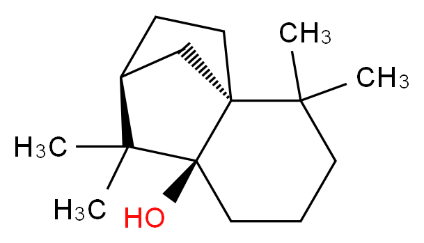 (1R,6S,8S)-2,2,7,7-tetramethyltricyclo[6.2.1.0<sup>1</sup>,<sup>6</sup>]undecan-6-ol_分子结构_CAS_57566-26-4