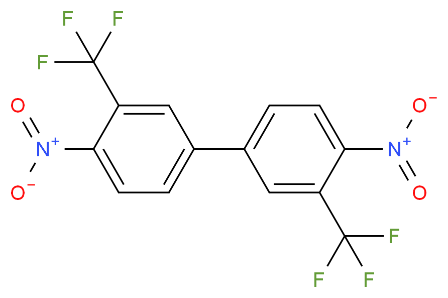 4,4'-Dinitro-3,3'-bis(trifluoromethyl)-1,1'-biphenyl_分子结构_CAS_363-95-1)