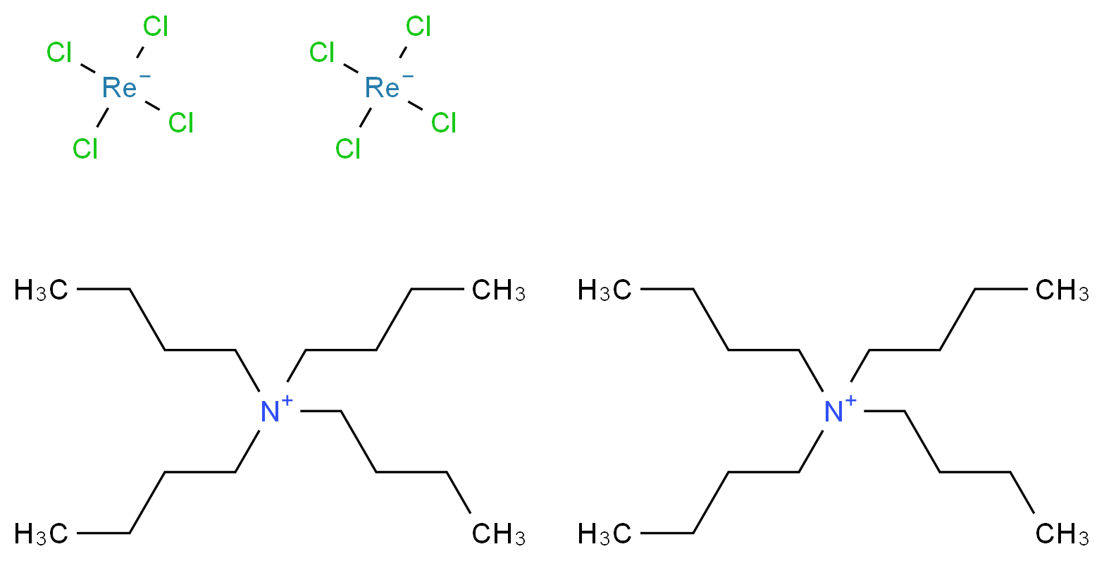 八氯二铼酸四丁基铵(III)_分子结构_CAS_14023-10-0)