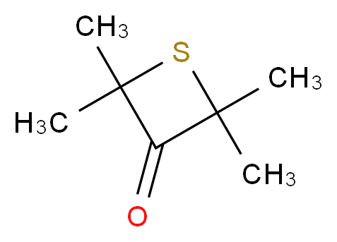 2,2,4,4-Tetramethylthietan-3-one_分子结构_CAS_58721-01-0)