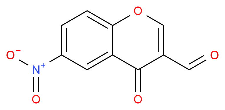 3-甲酰基-6-硝基色酮_分子结构_CAS_42059-80-3)