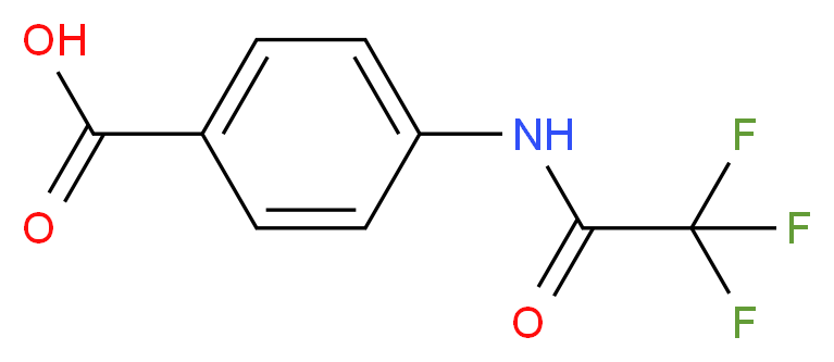 4-(Trifluoroacetylamino)benzoic Acid_分子结构_CAS_404-26-2)