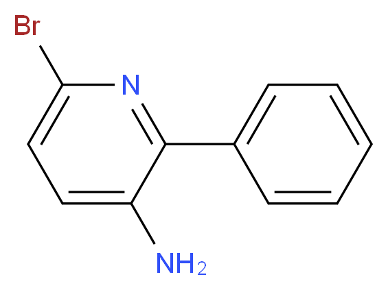 3-Amino-6-bromo-2-phenylpyridine_分子结构_CAS_912772-85-1)