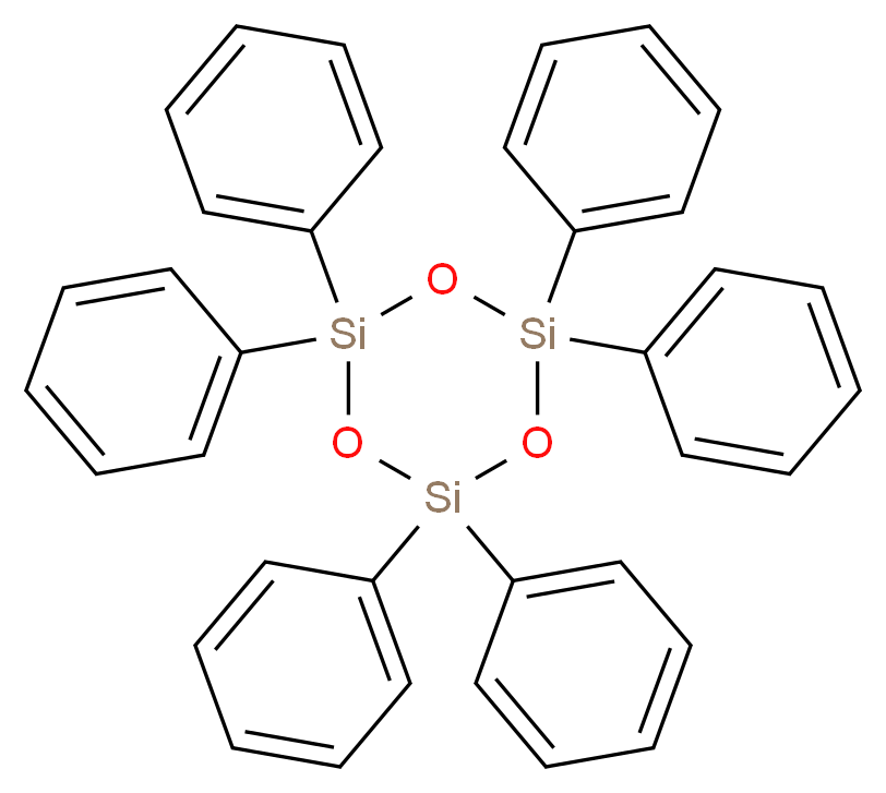 六苯基环三硅氧烷_分子结构_CAS_512-63-0)