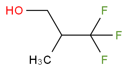 3,3,3-trifluoro-2-methylpropan-1-ol_分子结构_CAS_431-23-2