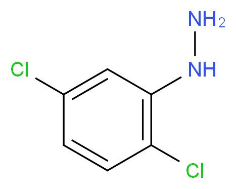 2,5-Dichlorophenylhydrazine_分子结构_CAS_305-15-7)