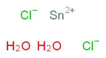 氯化锡(II)二水合物, Puratronic&reg;_分子结构_CAS_7772-99-8)