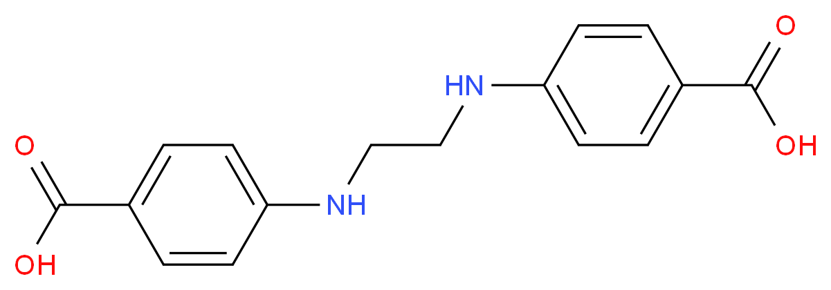 4,4'-(Ethylenediimino)dibenzoic Acid_分子结构_CAS_95627-01-3)