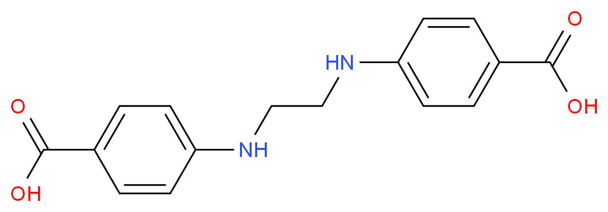 4-({2-[(4-carboxyphenyl)amino]ethyl}amino)benzoic acid_分子结构_CAS_95627-01-3