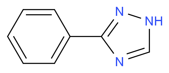 3-phenyl-1H-1,2,4-triazole_分子结构_CAS_3357-42-4