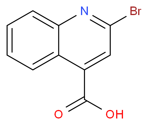 2-Bromoquinoline-4-carboxylic acid_分子结构_CAS_15733-87-6)