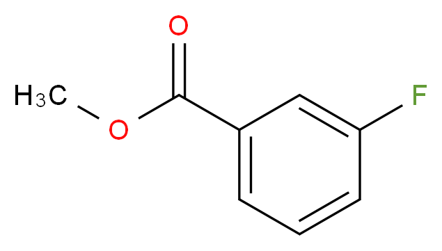 Methyl 3-fluorobenzoate 97%_分子结构_CAS_455-68-5)