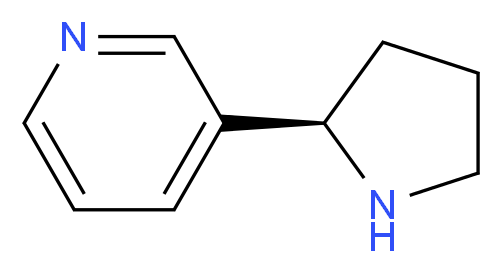 (R)-3-(PYRROLIDIN-2-YL)PYRIDINE_分子结构_CAS_7076-23-5)