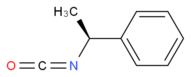 [(1S)-1-isocyanatoethyl]benzene_分子结构_CAS_14649-03-7