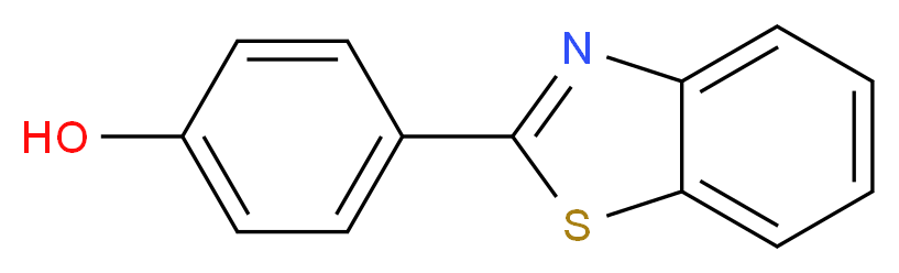 4-(1,3-benzothiazol-2-yl)phenol_分子结构_CAS_6265-55-0)
