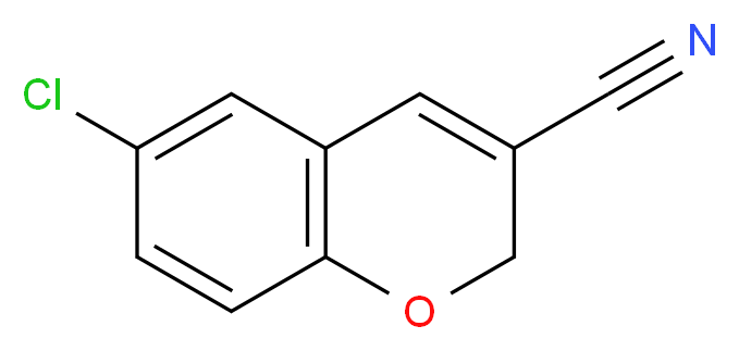 6-chloro-2H-chromene-3-carbonitrile_分子结构_CAS_57543-67-6