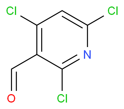 2,4,6-Trichloronicotinaldehyde_分子结构_CAS_1261269-66-2)