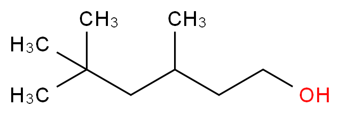 3,5,5-trimethylhexan-1-ol_分子结构_CAS_3452-97-9