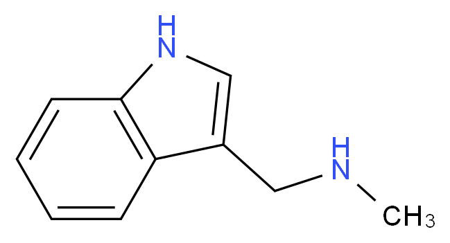 N-METHYL-N-[(1H-INDOL-3-YL)METHYL]AMINE_分子结构_CAS_36284-95-4)