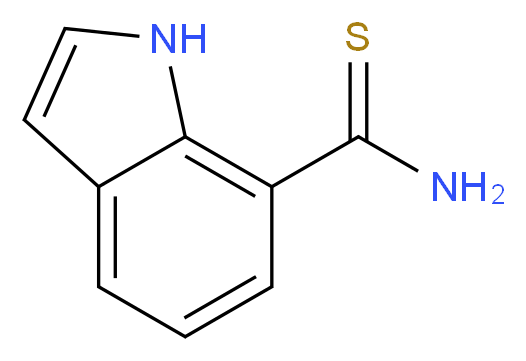 1H-indole-7-carbothioamide_分子结构_CAS_885272-34-4