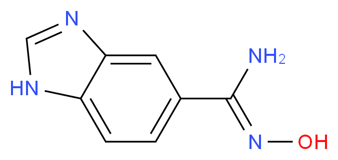 N'-hydroxy-1H-benzimidazole-5-carboximidamide_分子结构_CAS_939999-63-0)