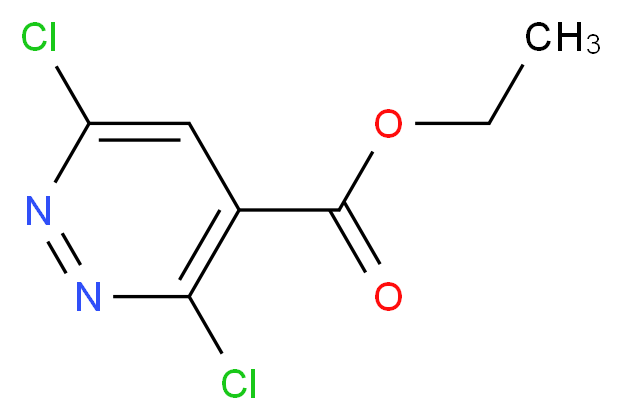 ethyl 3,6-dichloropyridazine-4-carboxylate_分子结构_CAS_34127-22-5)