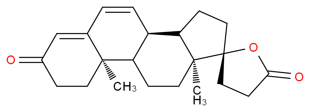 (2R,2'R,10'R,15'S)-2',15'-dimethylspiro[oxolane-2,14'-tetracyclo[8.7.0.0<sup>2</sup>,<sup>7</sup>.0<sup>1</sup><sup>1</sup>,<sup>1</sup><sup>5</sup>]heptadecane]-6',8'-diene-5,5'-dione_分子结构_CAS_976-71-6