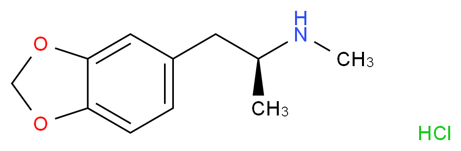 [(2S)-1-(2H-1,3-benzodioxol-5-yl)propan-2-yl](methyl)amine hydrochloride_分子结构_CAS_64057-70-1