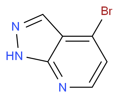 4-Bromo-1H-pyrazolo[3,4-b]pyridine_分子结构_CAS_856859-49-9)