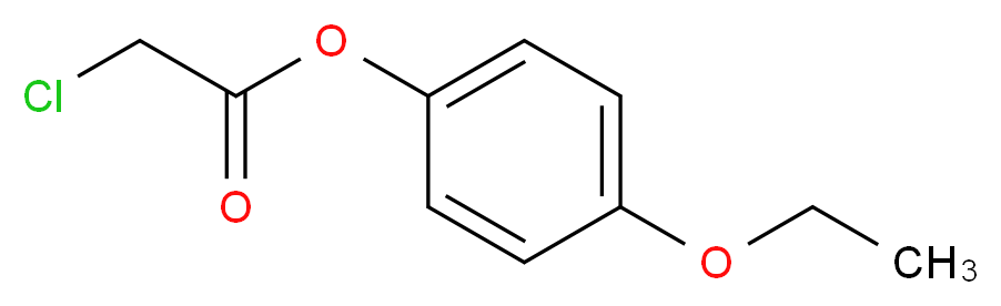 4-ethoxyphenyl chloroacetate_分子结构_CAS_119929-85-0)