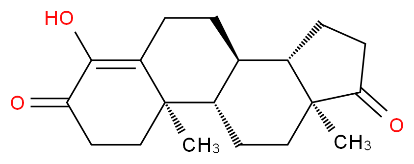 (1S,2R,10R,11S,15S)-6-hydroxy-2,15-dimethyltetracyclo[8.7.0.0<sup>2</sup>,<sup>7</sup>.0<sup>1</sup><sup>1</sup>,<sup>1</sup><sup>5</sup>]heptadec-6-ene-5,14-dione_分子结构_CAS_566-48-3