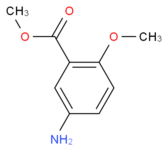 Methyl 5-amino-2-methoxybenzoate_分子结构_CAS_22802-67-1)