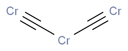 {[(chromiumylidynemethyl)chromio]methylidyne}chromium_分子结构_CAS_12012-35-0