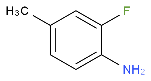 2-Fluoro-4-methylaniline 99%_分子结构_CAS_452-80-2)