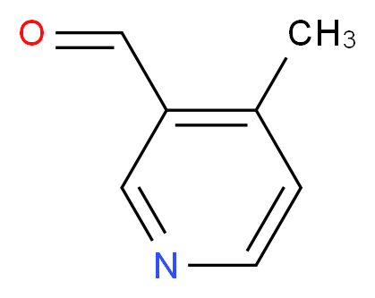 4-methylpyridine-3-carbaldehyde_分子结构_CAS_51227-28-2