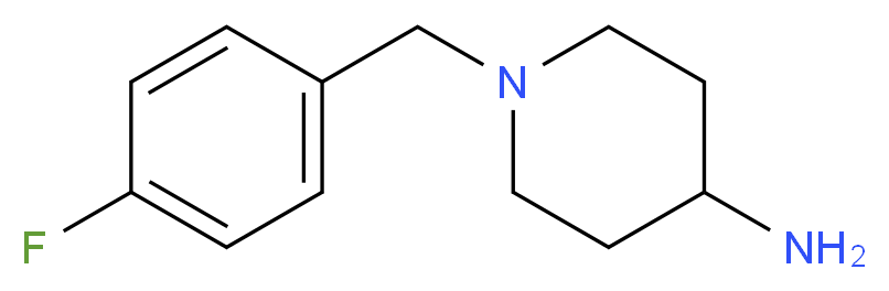 1-(4-fluorobenzyl)-4-piperidinamine_分子结构_CAS_92539-14-5)