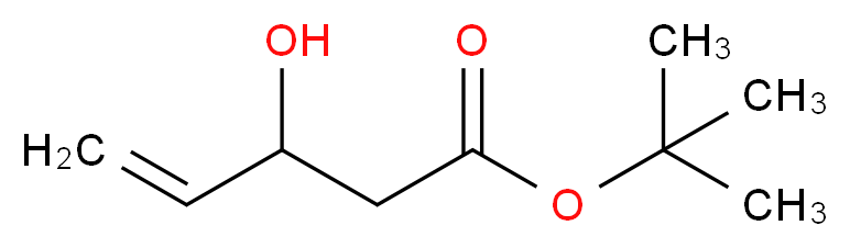 tert-butyl 3-hydroxypent-4-enoate_分子结构_CAS_122763-67-1