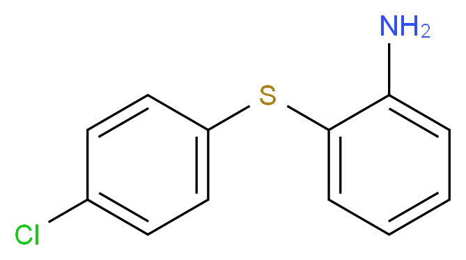 2-[(4-Chlorophenyl)thio]aniline_分子结构_CAS_37750-29-1)