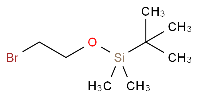 (2-溴乙氧基)-叔丁基二甲基硅烷_分子结构_CAS_86864-60-0)