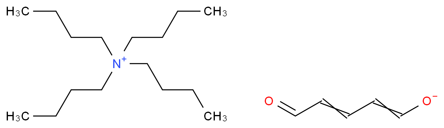 戊烯二醛烯醇四丁基铵 水合物_分子结构_CAS_85006-05-9(anhydrous))