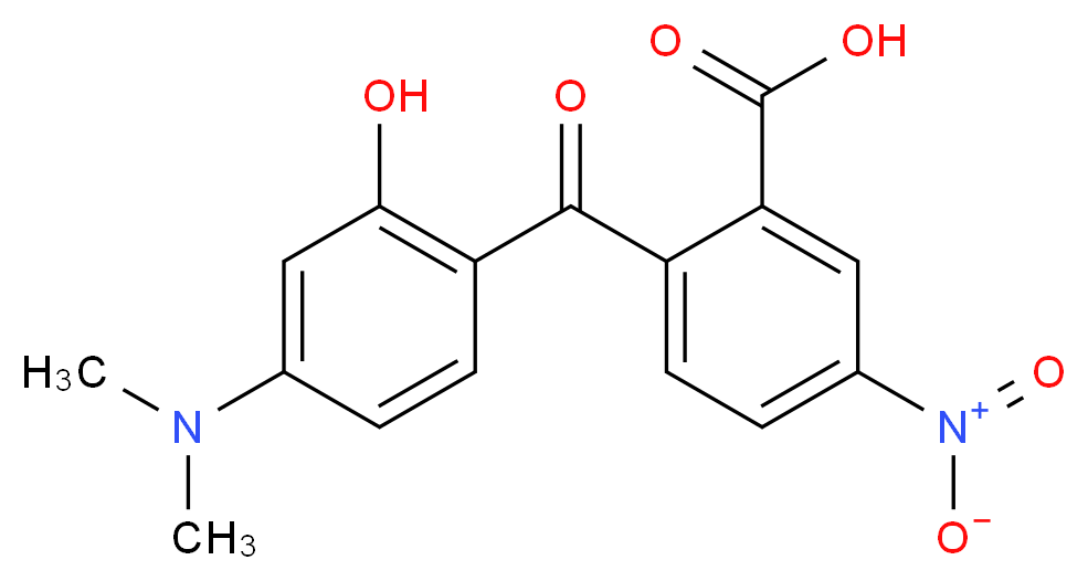 2'-Carboxy-4-dimethylamino-2-hydroxy-4'-nitrobenzophenone_分子结构_CAS_166442-35-9)