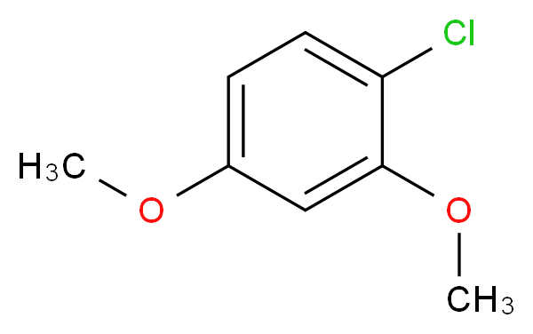 1-chloro-2,4-dimethoxybenzene_分子结构_CAS_7051-13-0