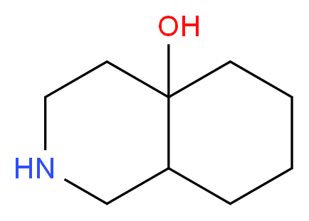 (4aS,8aS)-Octahydro-isoquinolin-4a-ol hydrochloride_分子结构_CAS_81562-78-9)