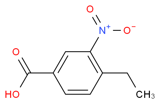 4-ethyl-3-nitrobenzoic acid_分子结构_CAS_)