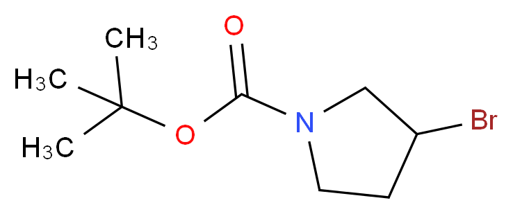N-Boc-3-Bromopyrrolidine_分子结构_CAS_939793-16-5)