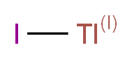THALLIUM IODIDE (IC)_分子结构_CAS_7790-30-9)