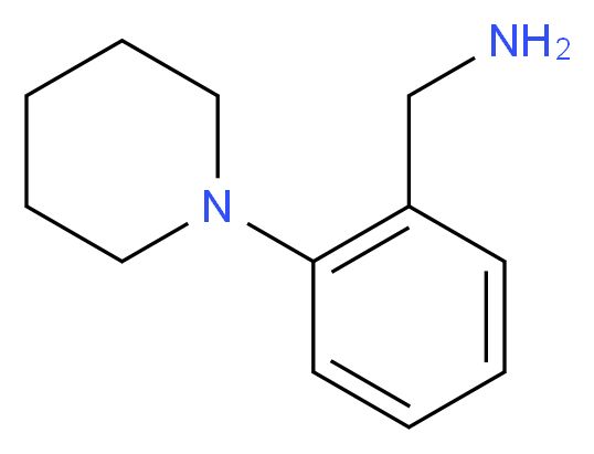 [2-(1-Piperidinyl)phenyl]methanamine_分子结构_CAS_72752-54-6)